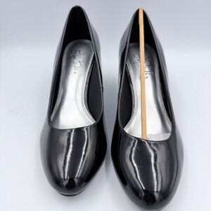 LifeStride Parigi Black Glory Pumps Women's Size 7M Soft System Heels